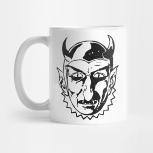 Vintage Satan Face Mug